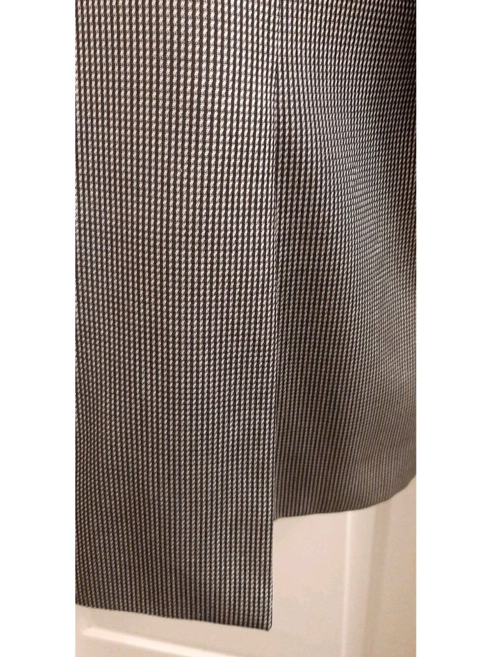 I Italian Soft Mens Suit Jacket 48R Black & Gray Pinpoint Pattern - Picture 12 of 13